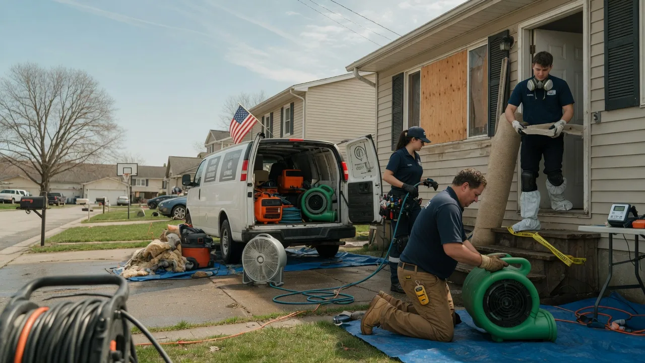 Water Damage Restoration in Orland Park, IL near me